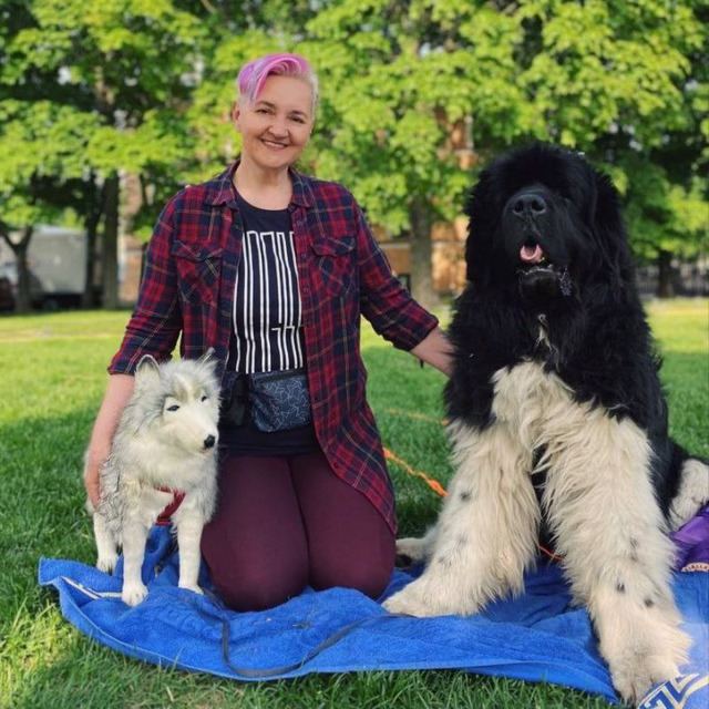 Анна Canis с собаками